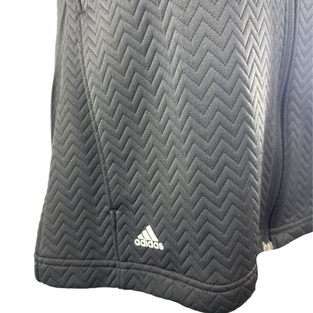 Adidas Black Chevron Pattern Jacket - image 3
